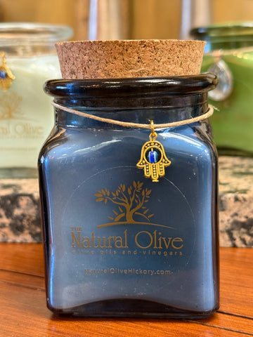 Natural Olive Candle - Sandalwood & Orchid