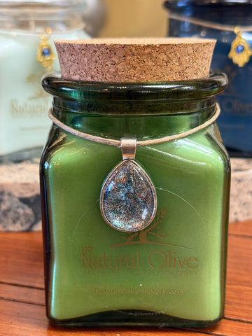 Natural Olive Candle - Frankincense & Myrrh