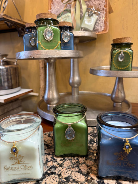 Natural Olive Candle - Jasmine & Fig