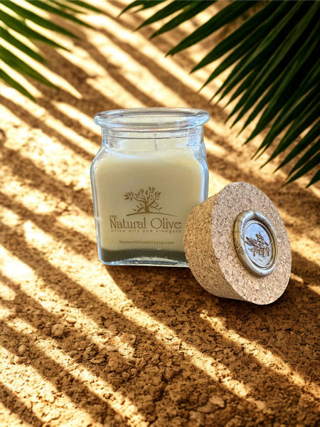 Natural Olive Candle - Sunlit